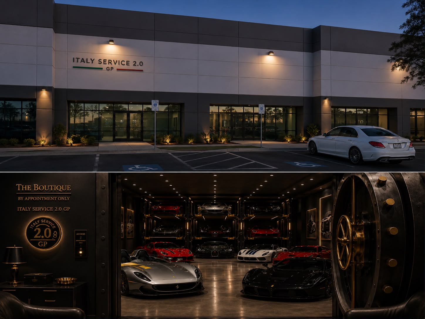 Italy Service private boutique storage, by appointment only