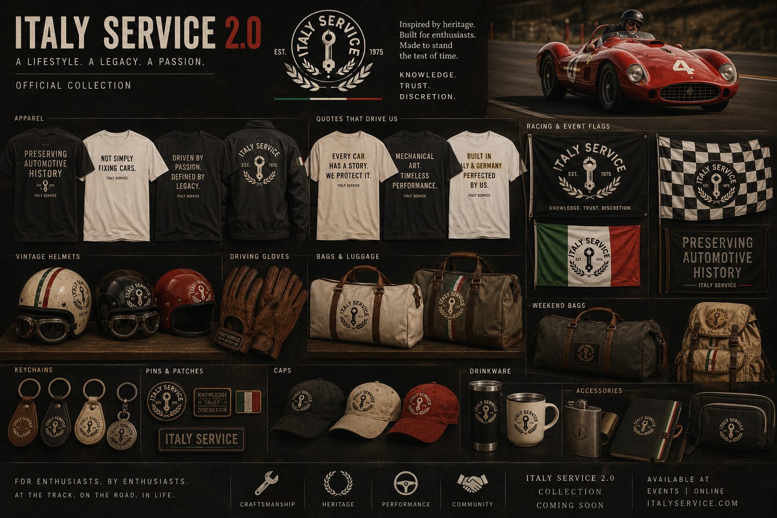 Italy Service 2.0 official collection lookbook
